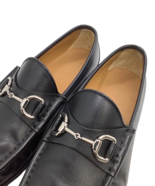 GUCCI（グッチ）GUCCI (グッチ) ホースビットローファー ブラック サイズ:6の古着・服飾アイテム