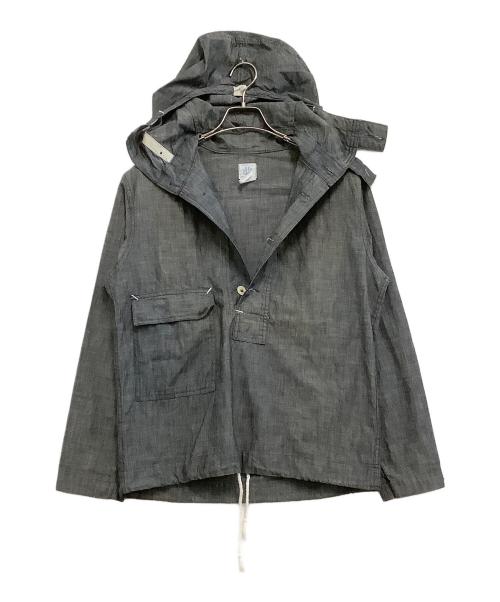 POST O'ALLS（ポストオーバーオールズ）POST O'ALLS (ポストオーバーオールズ) シャンブレージャケット グレー サイズ:XSの古着・服飾アイテム