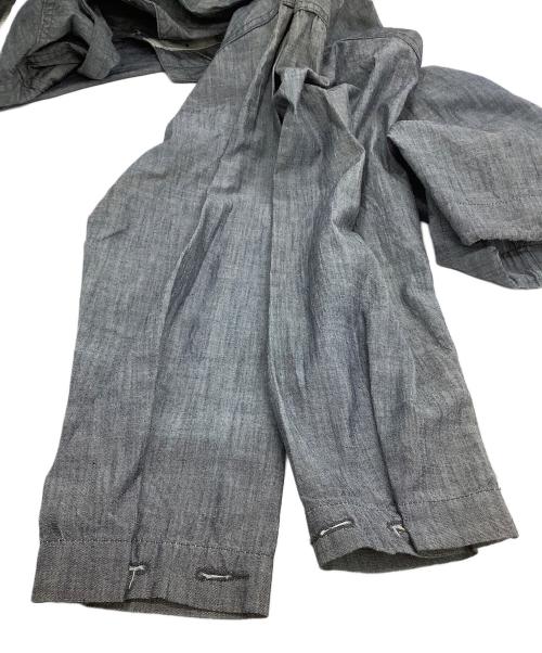 POST O'ALLS（ポストオーバーオールズ）POST O'ALLS (ポストオーバーオールズ) シャンブレージャケット グレー サイズ:XSの古着・服飾アイテム