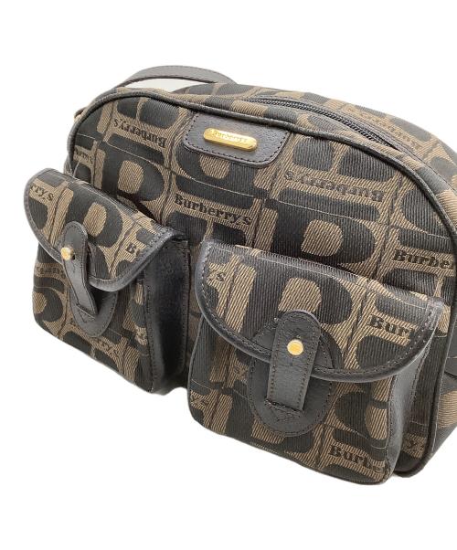 Burberry's（バーバリーズ）Burberry's (バーバリーズ) ショルダーバッグ Bロゴ ブラウンの古着・服飾アイテム