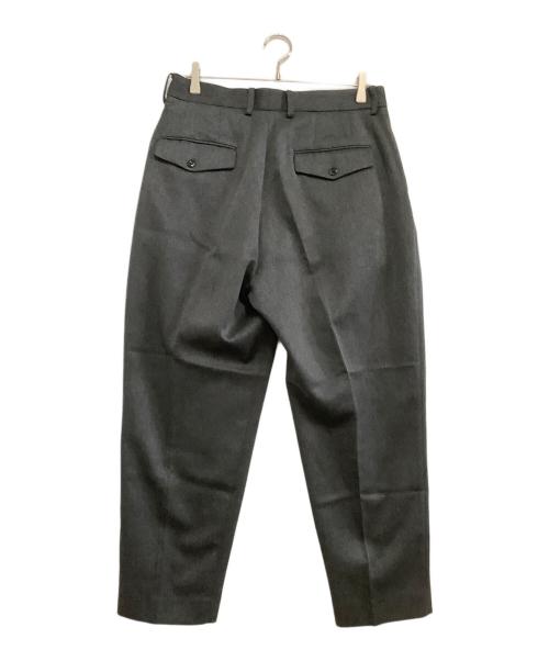 TOMORROW LAND（トゥモローランド）TOMORROW LAND (トゥモローランド) Polyester twill 2 pleat pants グレー サイズ:Mの古着・服飾アイテム