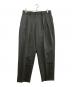 TOMORROW LAND（トゥモローランド）の古着「Polyester twill 2 pleat pants」｜グレー