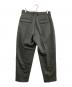TOMORROW LAND (トゥモローランド) Polyester twill 2 pleat pants グレー サイズ:M：5000円