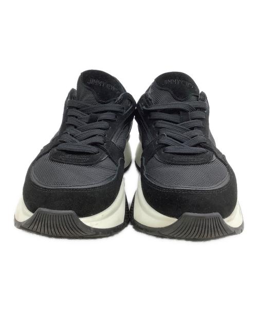 JIMMY CHOO（ジミーチュウ）JIMMY CHOO (ジミーチュウ) スニーカー ブラック×ホワイト サイズ:42の古着・服飾アイテム
