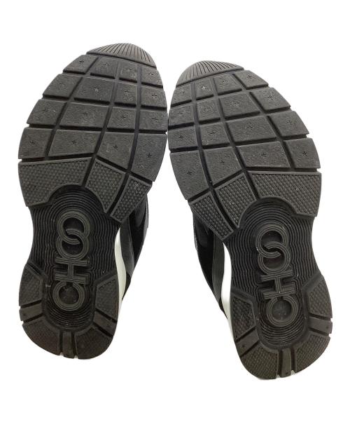 JIMMY CHOO（ジミーチュウ）JIMMY CHOO (ジミーチュウ) スニーカー ブラック×ホワイト サイズ:42の古着・服飾アイテム
