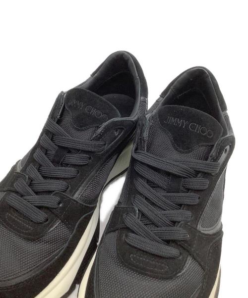 JIMMY CHOO（ジミーチュウ）JIMMY CHOO (ジミーチュウ) スニーカー ブラック×ホワイト サイズ:42の古着・服飾アイテム