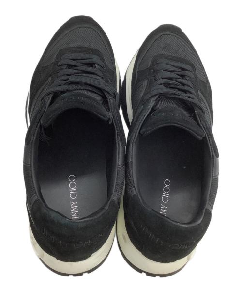 JIMMY CHOO（ジミーチュウ）JIMMY CHOO (ジミーチュウ) スニーカー ブラック×ホワイト サイズ:42の古着・服飾アイテム