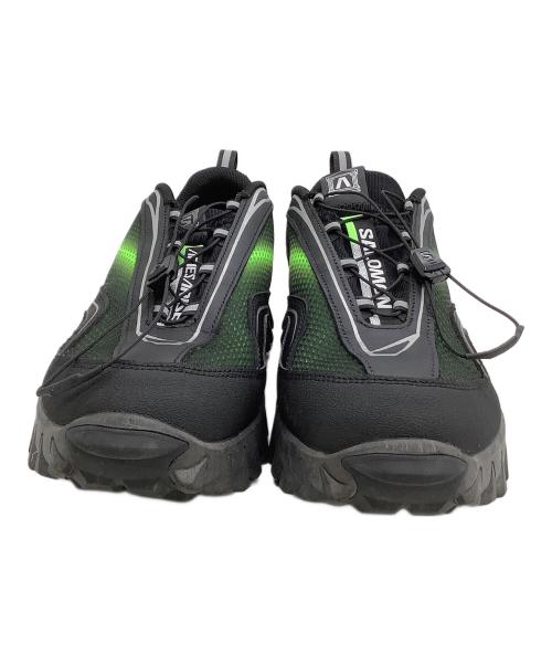 SALOMON（サロモン）SALOMON (サロモン) スニーカー ブラック×グリーン サイズ:27.5の古着・服飾アイテム