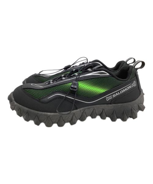 SALOMON（サロモン）SALOMON (サロモン) スニーカー ブラック×グリーン サイズ:27.5の古着・服飾アイテム