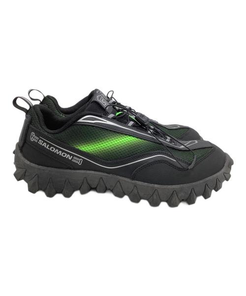 SALOMON（サロモン）SALOMON (サロモン) スニーカー ブラック×グリーン サイズ:27.5の古着・服飾アイテム