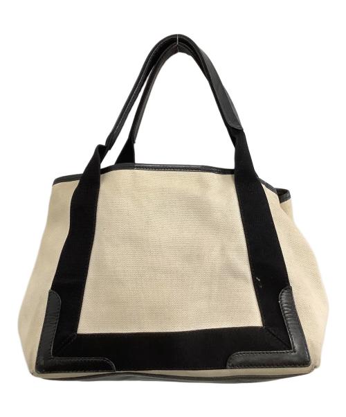 BALENCIAGA（バレンシアガ）BALENCIAGA (バレンシアガ) トートバッグ カバスS アイボリー×ブラックの古着・服飾アイテム