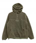 KITHキス）の古着「アノラックパーカー ボア」｜オリーブ