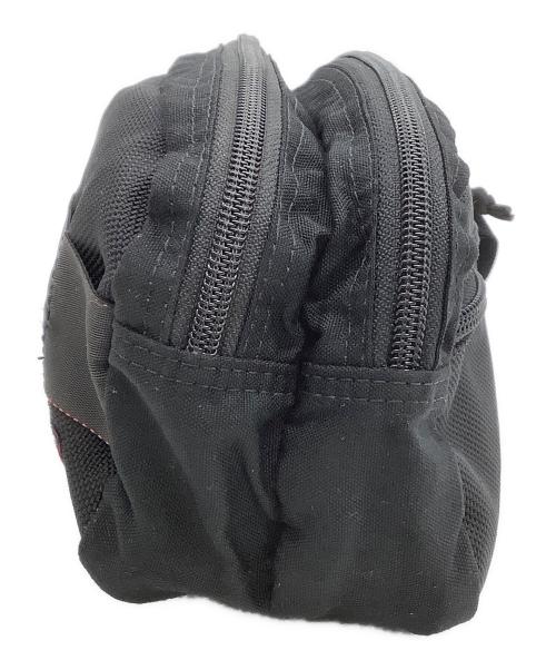 BRIEFING（ブリーフィング）BRIEFING (ブリーフィング) ダブルジップポーチ ブラックの古着・服飾アイテム