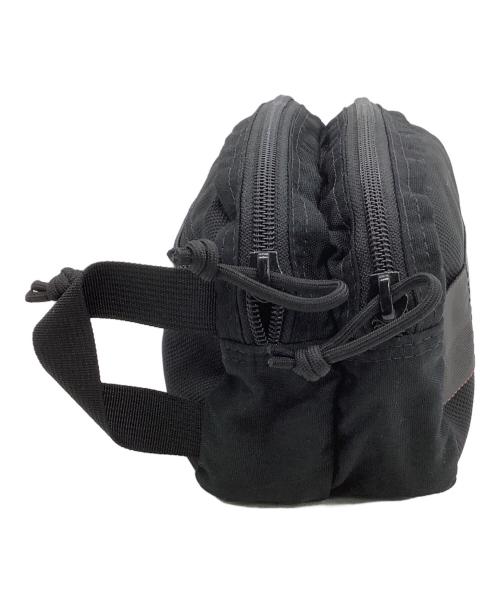 BRIEFING（ブリーフィング）BRIEFING (ブリーフィング) ダブルジップポーチ ブラックの古着・服飾アイテム