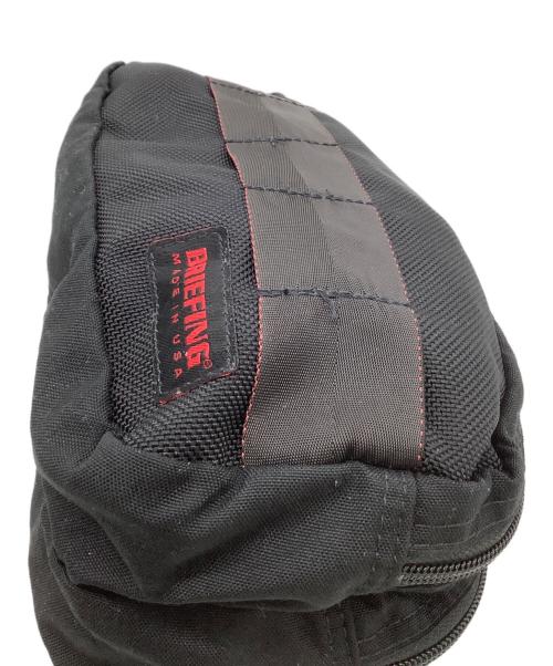 BRIEFING（ブリーフィング）BRIEFING (ブリーフィング) ダブルジップポーチ ブラックの古着・服飾アイテム