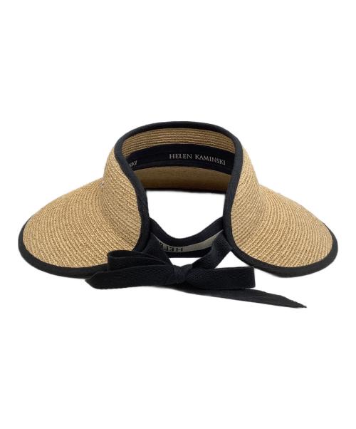 HELEN KAMINSKI（ヘレンカミンスキー）HELEN KAMINSKI (ヘレンカミンスキー) サンバイザー ナチュラルの古着・服飾アイテム
