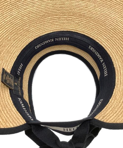 HELEN KAMINSKI（ヘレンカミンスキー）HELEN KAMINSKI (ヘレンカミンスキー) サンバイザー ナチュラルの古着・服飾アイテム