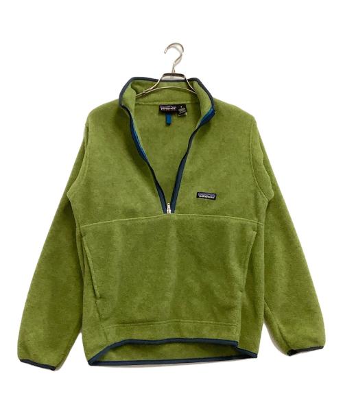 Patagonia（パタゴニア）Patagonia (パタゴニア) ハーフジップスウェット 黄緑 サイズ:Sの古着・服飾アイテム