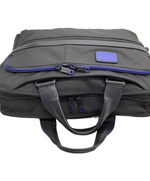 TUMI/ANA（トゥミ/エーエヌエー）TUMI/ANA (トゥミ/エーエヌエー) ビジネスバッグ ブラック×ブルーの古着・服飾アイテム