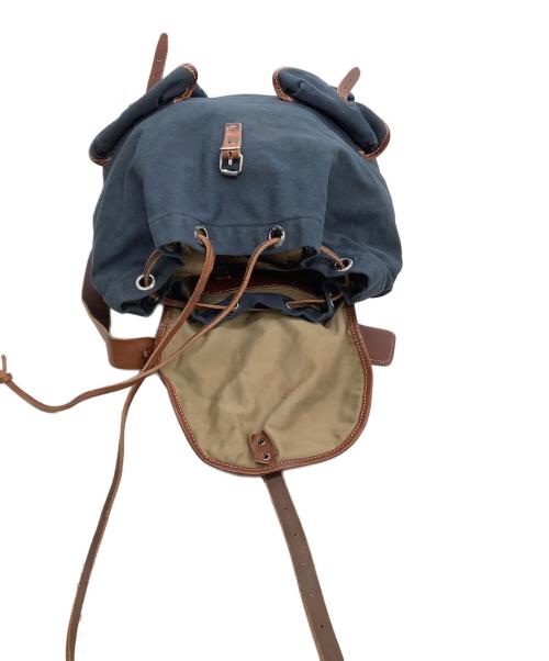 POLO RALPH LAUREN（ポロ・ラルフローレン）POLO RALPH LAUREN (ポロ・ラルフローレン) バックパック ネイビー×ブラウンの古着・服飾アイテム