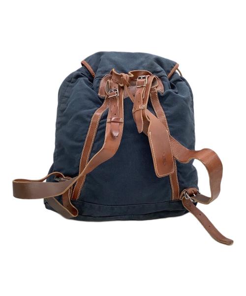 POLO RALPH LAUREN（ポロ・ラルフローレン）POLO RALPH LAUREN (ポロ・ラルフローレン) バックパック ネイビー×ブラウンの古着・服飾アイテム