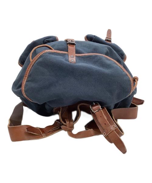 POLO RALPH LAUREN（ポロ・ラルフローレン）POLO RALPH LAUREN (ポロ・ラルフローレン) バックパック ネイビー×ブラウンの古着・服飾アイテム