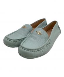 COACH（コーチ）の古着「ローファー マーリードライバー」｜ミントグリーン