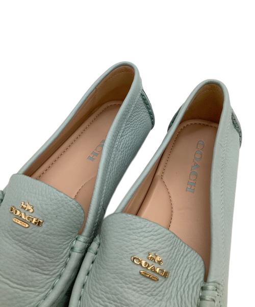 COACH（コーチ）COACH (コーチ) ローファー マーリードライバー ミントグリーン サイズ: US 7.5の古着・服飾アイテム