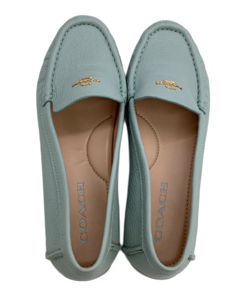 COACH（コーチ）COACH (コーチ) ローファー マーリードライバー ミントグリーン サイズ: US 7.5の古着・服飾アイテム