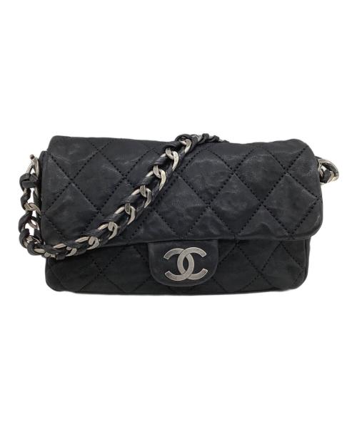 CHANEL（シャネル）CHANEL (シャネル) チェーンショルダーバッグ ブラックの古着・服飾アイテム
