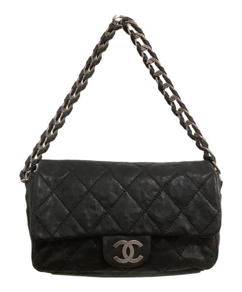 CHANEL（シャネル）CHANEL (シャネル) チェーンショルダーバッグ ブラックの古着・服飾アイテム