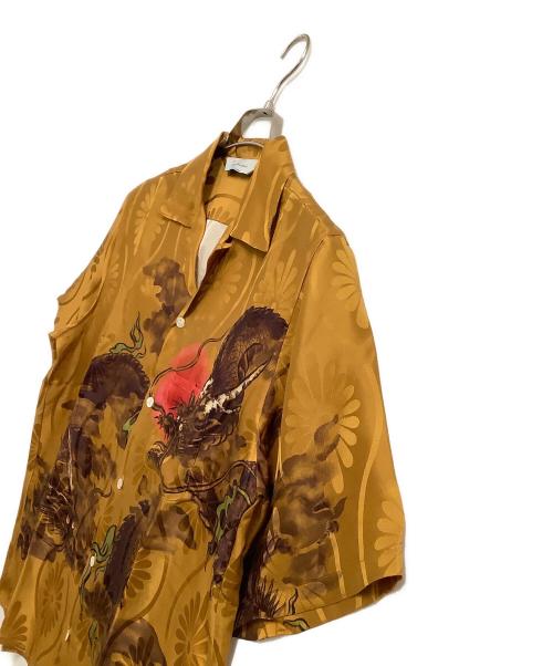 NIPOALOHA（二ポアロハ）NIPOALOHA (二ポアロハ) アロハシャツ SUPER BEAVER 渋谷龍太 龍図 ブラウン サイズ:3の古着・服飾アイテム