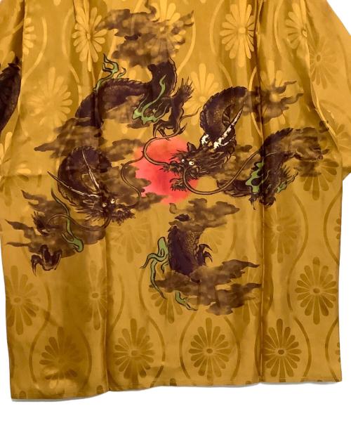 NIPOALOHA（二ポアロハ）NIPOALOHA (二ポアロハ) アロハシャツ SUPER BEAVER 渋谷龍太 龍図 ブラウン サイズ:3の古着・服飾アイテム