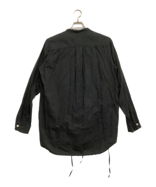 BED J.W. FORD（ベッドフォード）BED J.W. FORD (ベッドフォード) バンドカラーシャツ ブラック サイズ:2の古着・服飾アイテム