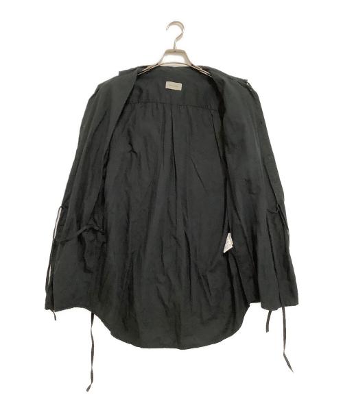 BED J.W. FORD（ベッドフォード）BED J.W. FORD (ベッドフォード) バンドカラーシャツ ブラック サイズ:2の古着・服飾アイテム