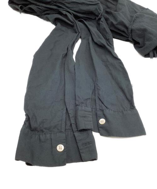 BED J.W. FORD（ベッドフォード）BED J.W. FORD (ベッドフォード) バンドカラーシャツ ブラック サイズ:2の古着・服飾アイテム