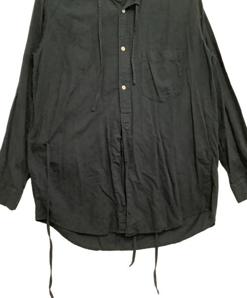 BED J.W. FORD（ベッドフォード）BED J.W. FORD (ベッドフォード) バンドカラーシャツ ブラック サイズ:2の古着・服飾アイテム