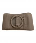 GUCCIグッチ）の古着「サッシュベルト」｜ベージュ