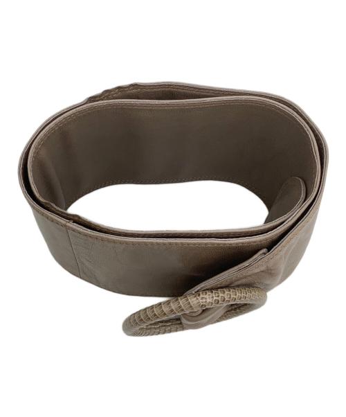 GUCCI（グッチ）GUCCI (グッチ) サッシュベルト ベージュの古着・服飾アイテム