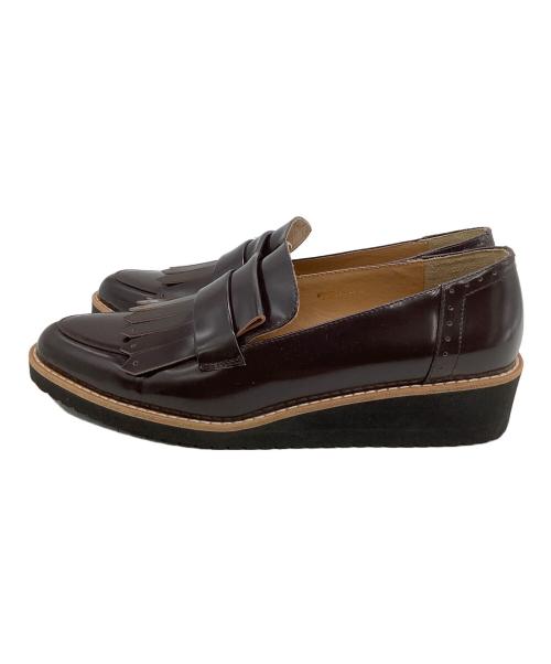 MODE ET JACOMO（モード・エ・ジャコモ）MODE ET JACOMO (モード・エ・ジャコモ) フリンジローファー ブラウン サイズ:23の古着・服飾アイテム