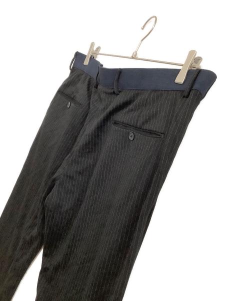 BERWICH（ベルウィッチ）BERWICH (ベルウィッチ) ストライプパンツ ブラック サイズ:50の古着・服飾アイテム