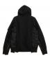 sacai (サカイ) ジップパーカー　Sponge Sweat × Nylon Twill Hoodie ブラック サイズ:３：42000円