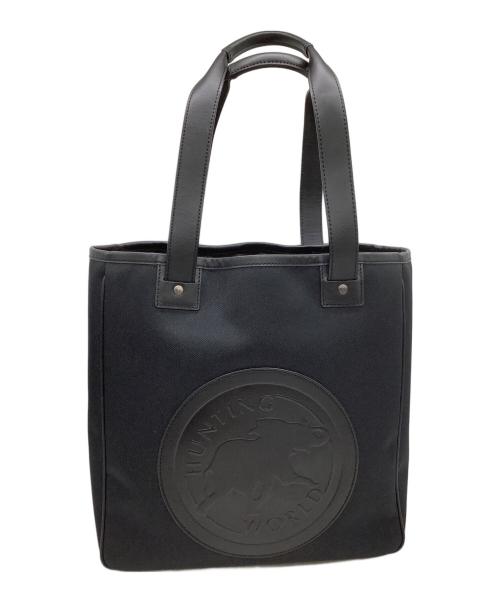 HUNTING WORLD（ハンティングワールド）HUNTING WORLD (ハンティングワールド) トートバッグ ブラックの古着・服飾アイテム