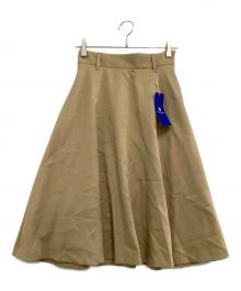BLUE LABEL CRESTBRIDGE（ブルーレーベルクレストブリッジ）の古着「フレアスカート」｜ベージュ