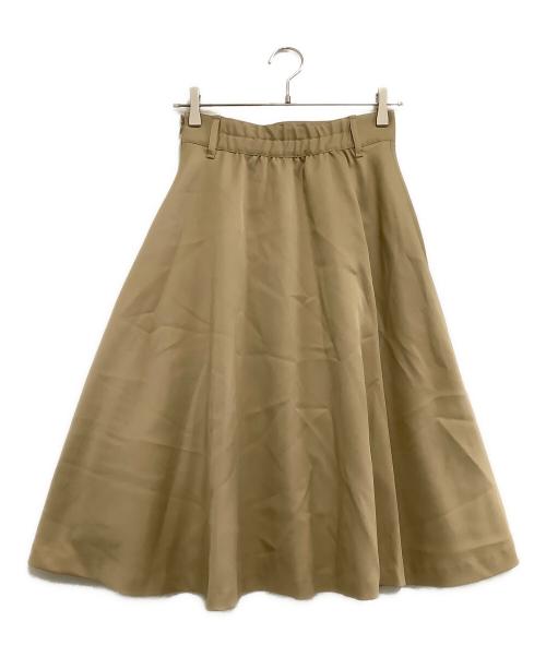 BLUE LABEL CRESTBRIDGE（ブルーレーベルクレストブリッジ）BLUE LABEL CRESTBRIDGE (ブルーレーベルクレストブリッジ) フレアスカート ベージュ サイズ:38 未使用品の古着・服飾アイテム