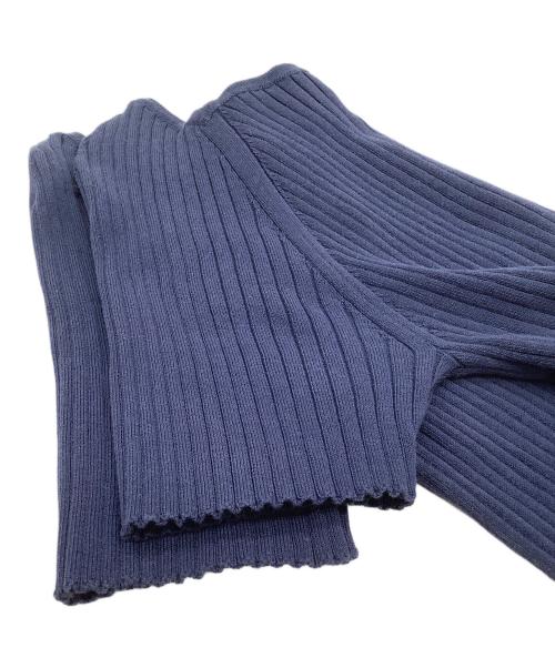 BLUE LABEL CRESTBRIDGE（ブルーレーベルクレストブリッジ）BLUE LABEL CRESTBRIDGE (ブルーレーベルクレストブリッジ) ドッキングワンピース ネイビー×ホワイト サイズ:38の古着・服飾アイテム