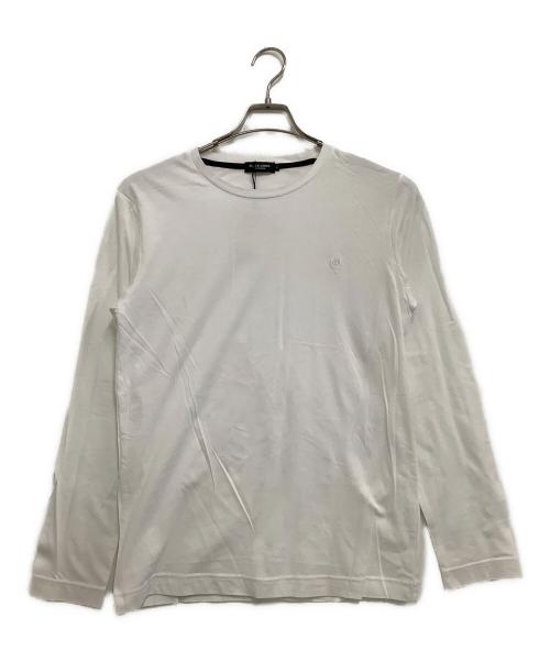 BLACK LABEL CRESTBRIDGE（ブラックレーベル クレストブリッジ）BLACK LABEL CRESTBRIDGE (ブラックレーベル クレストブリッジ) レイヤードニット ホワイト×ブルー サイズ:M 未使用品の古着・服飾アイテム