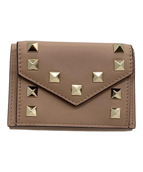 VALENTINO GARAVANI（ヴァレンティノ・ガラヴァーニ）VALENTINO GARAVANI (ヴァレンティノ・ガラヴァーニ) ミニウォレット ブラウンの古着・服飾アイテム