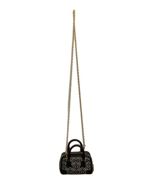 LOEWE（ロエベ）LOEWE (ロエベ) チェーンショルダーポーチ アマソナ ナノ ブラックの古着・服飾アイテム