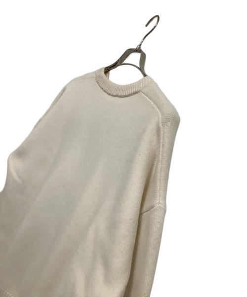 AMI Alexandre Mattiussi（アミアレクサンドルマテュッシ）AMI Alexandre Mattiussi (アミアレクサンドルマテュッシ) ウールニット アイボリー サイズ:不明の古着・服飾アイテム